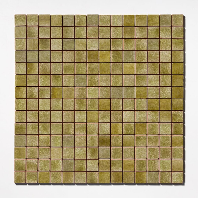 Seaweed Tumbled 2×2 Terracotta Mosaics 12×12 (MS80026)