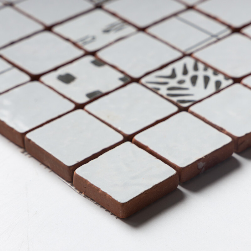 Multicolor Multifinish 2×2 Terracotta Mosaics 12×12 (MS80027)