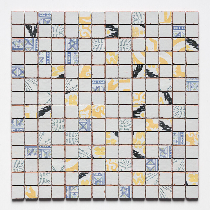 Multicolor Multifinish 2×2 Terracotta Mosaics 12×12 (MS80029)