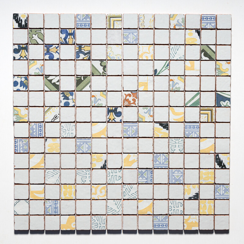 Multicolor Multifinish 2×2 Terracotta Mosaics 12×12 (MS80029)