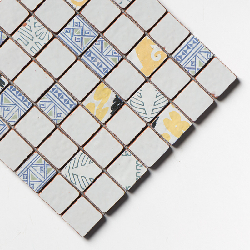 Multicolor Multifinish 2×2 Terracotta Mosaics 12×12 (MS80029)