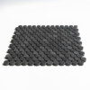 Basalto Honed Penny Round Basalt Mosaics 11 1/4×11 3/4 (MS90264)