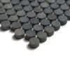 Basalto Honed Penny Round Basalt Mosaics 11 1/4×11 3/4 (MS90264)