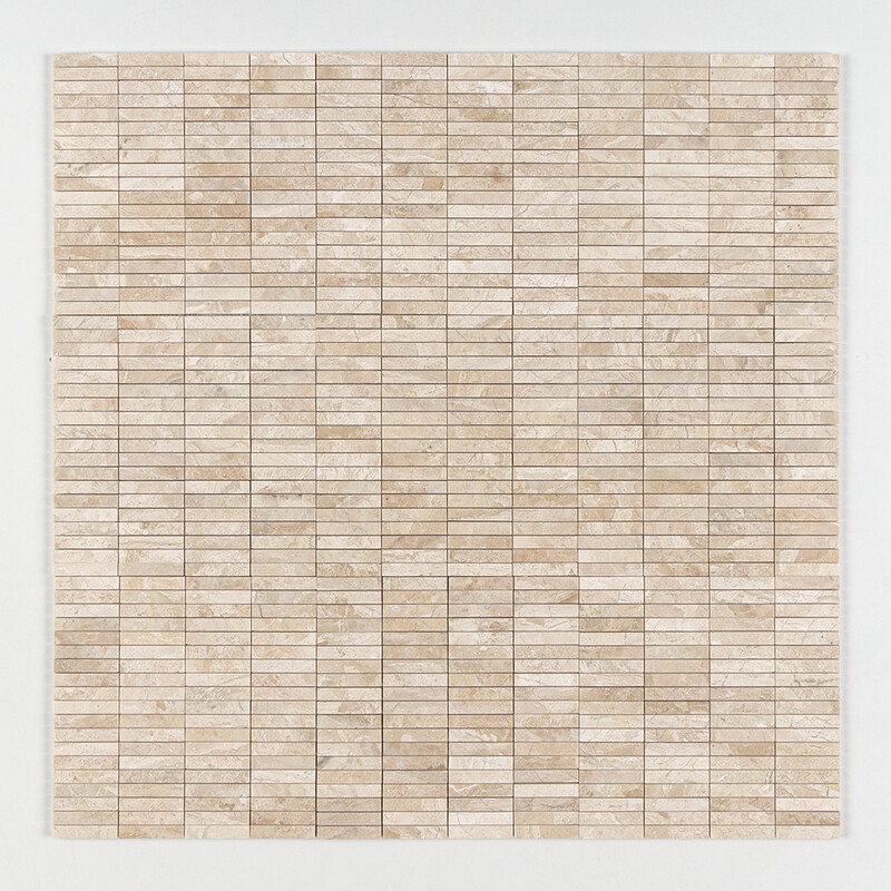 Diana Royal Honed 5/8×3 Marble Mosaics 12×12 (MS90811)