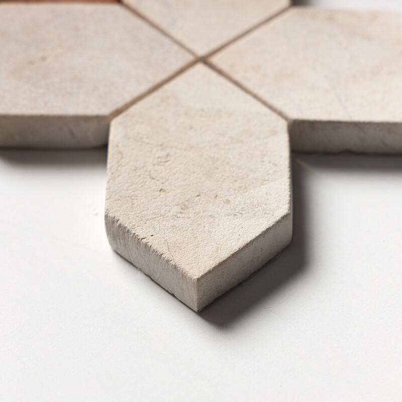 Diana Royal Leather Zamora Marble Mosaics 11 1/16×11 1/16 (NW00183)