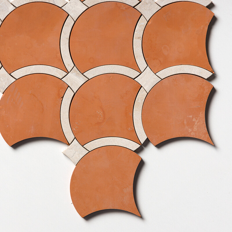 Diana Royal Leather Alcazar Marble Mosaics 13 25/64×13 25/64 (NW00184)