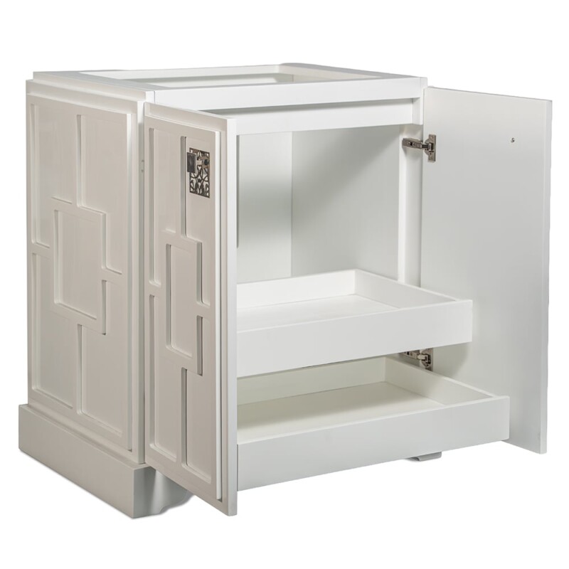 Fresh White Pavillion Bathroom Vanities 29 3/4×21 3/4 (PS70063)