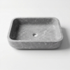 Iris Black Honed Oasis Marble Sink 18×22 (SN00221)