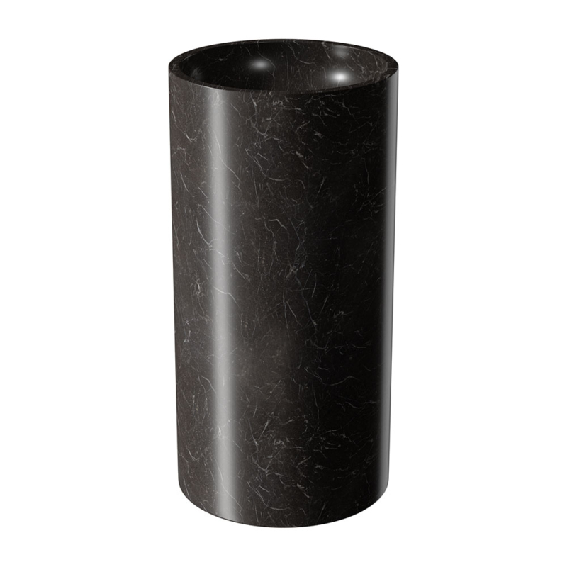 Iris Black Honed Grandiose Marble Sink 18×36 (SN00231)
