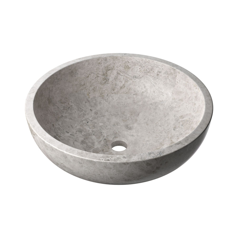 Раковина из полированного мрамора Silver Clouds 18×6 (SN00261)