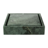 Verde Tia Honed Bauhaus Marble Sink 20×20 (SN00273)
