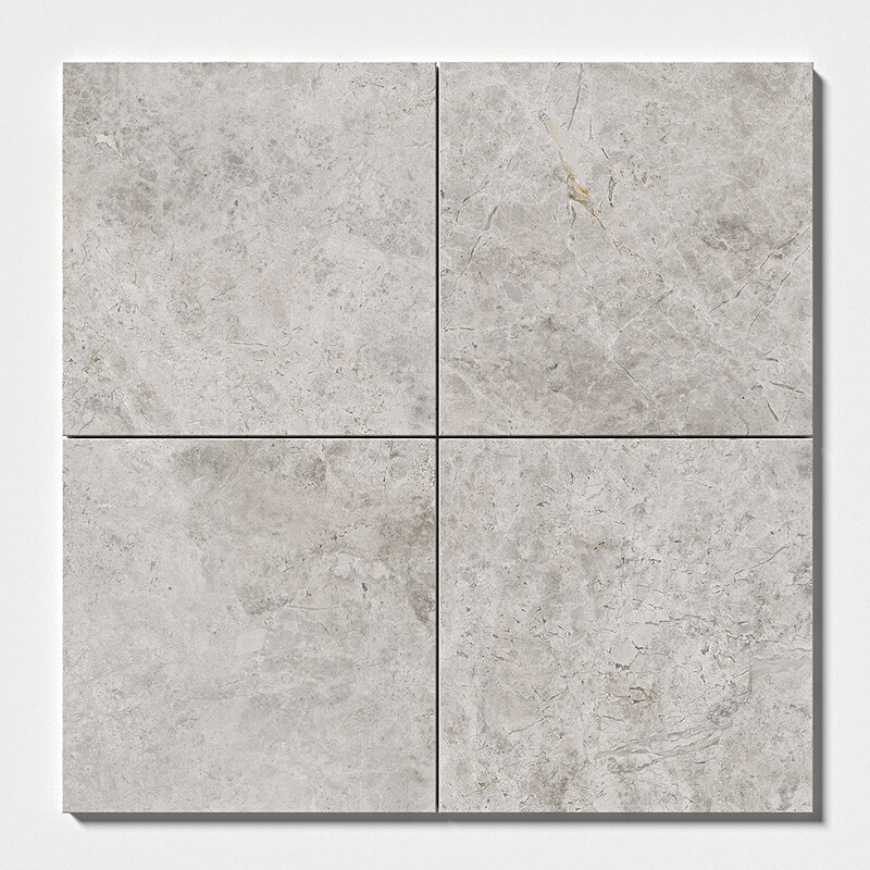 Silver Clouds Polished Marble Tiles 12×12 (TL13368)