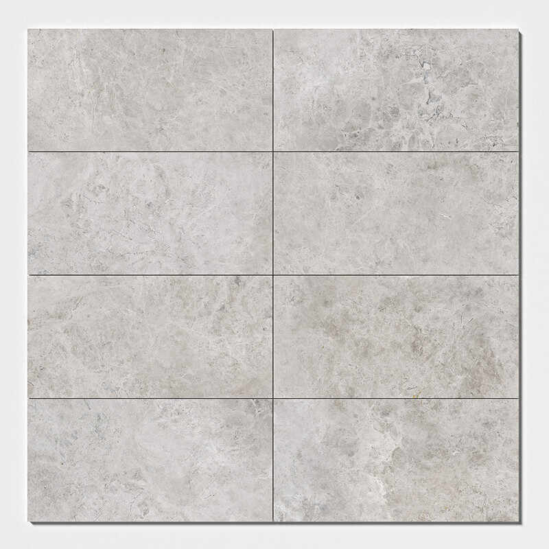 Silver Shadow Honed Marble Tiles 12×24 (TL13938)