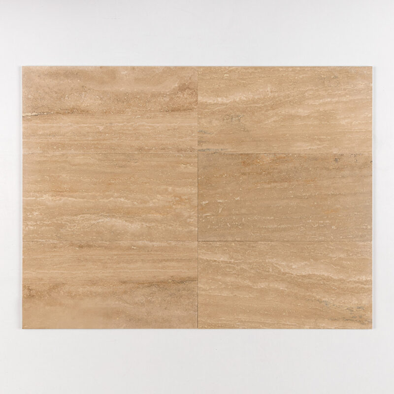 Ivory Vein Cut Honed Travertine Tiles 12×24 (TL17224)