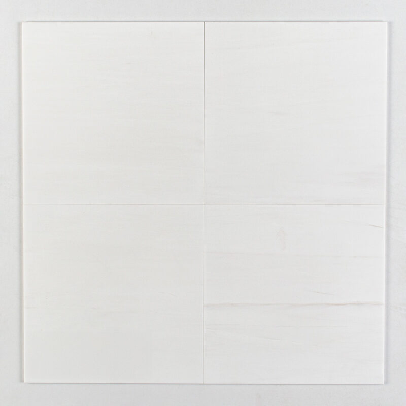 Snow White Honed Marble Tiles 18×18 (TL17671)