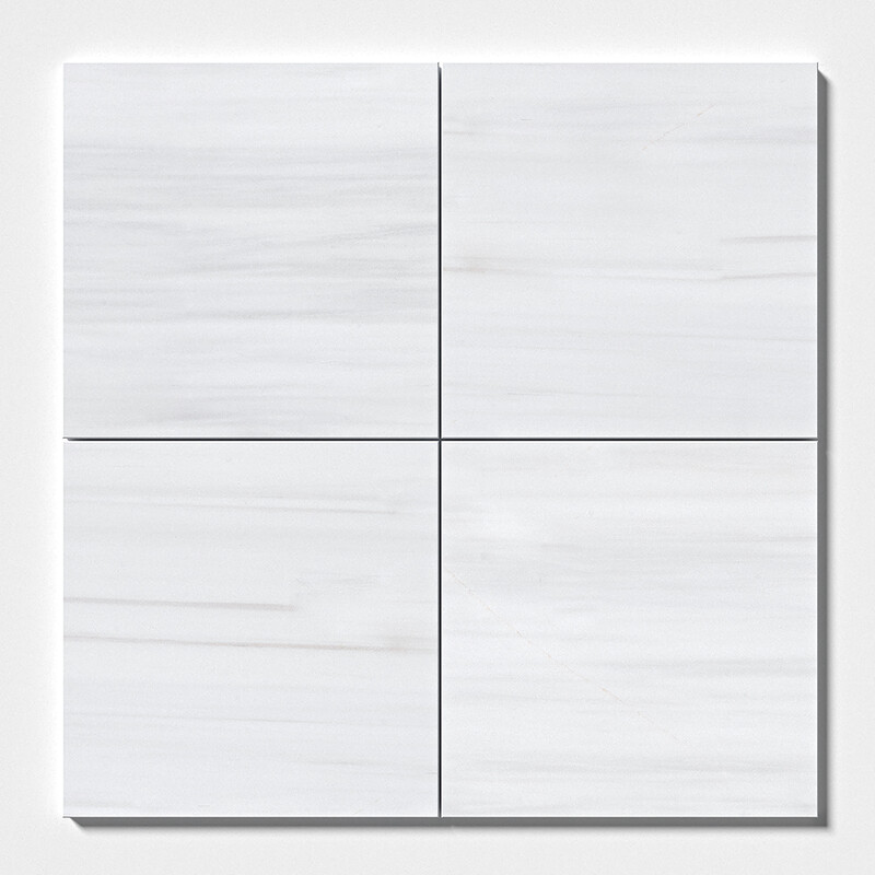 Bianco Dolomiti Classic Honed Marble Tiles 12×12 (TL17818)