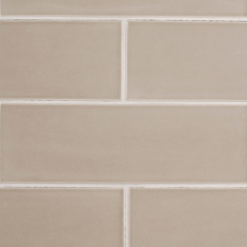 Latte Glossy Subway Ceramic Tiles 4×12 (TL18336)