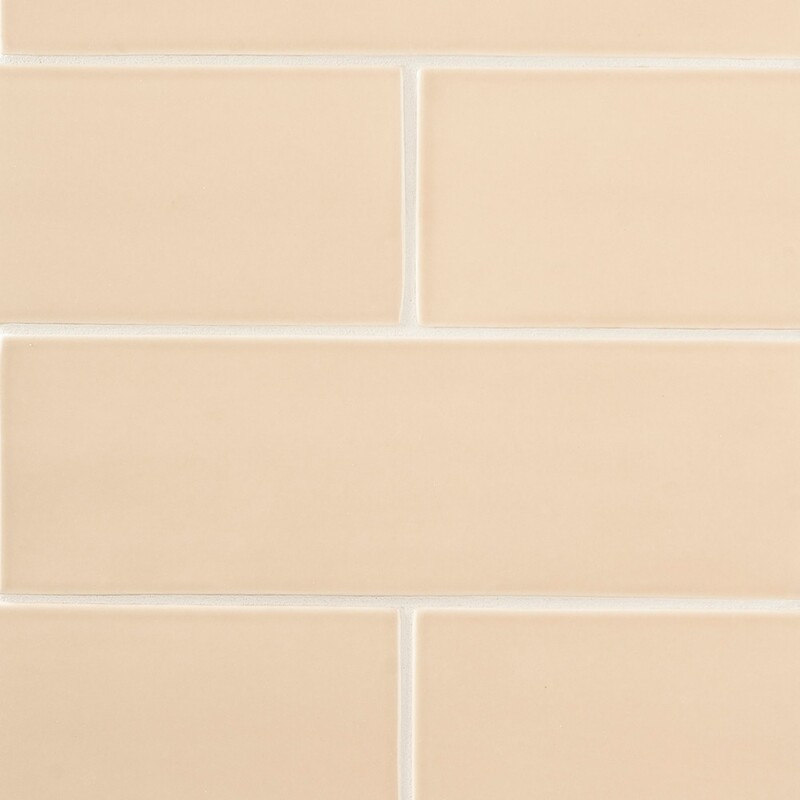 Honey Glossy Subway Ceramic Tiles 4×12 (TL18360)