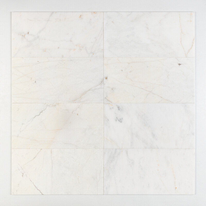 White Pearl Honed Marble Tiles 12×24 (TL19189)