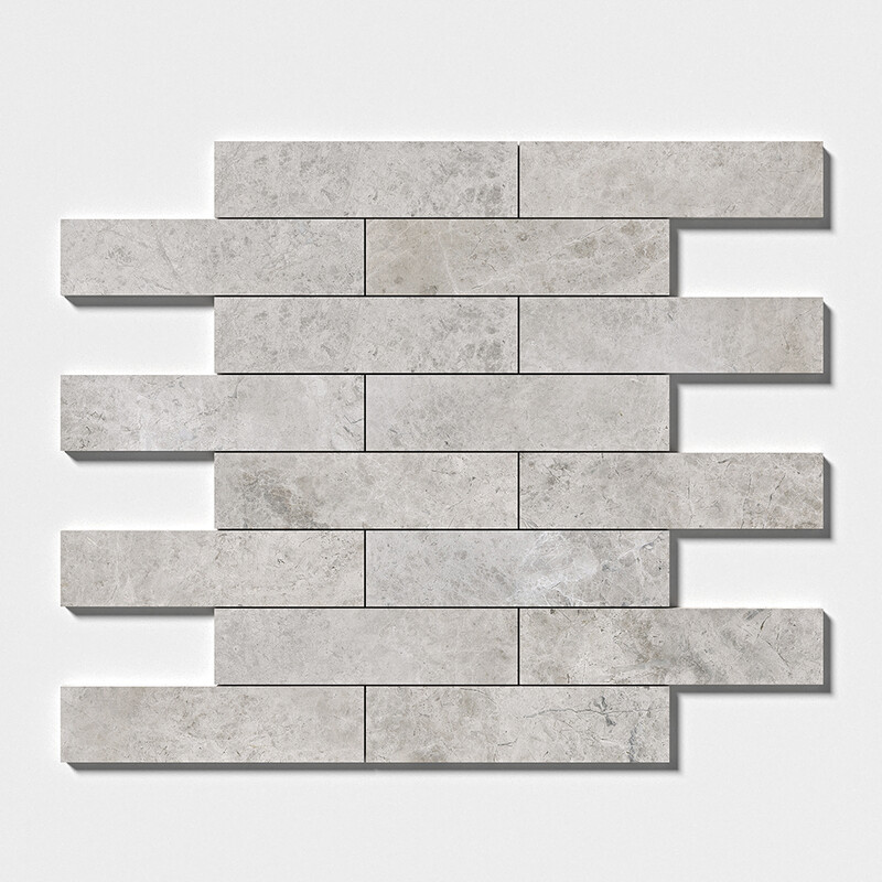 Silver Shadow Honed Subway Marble Tiles 3×12 (TL19228)