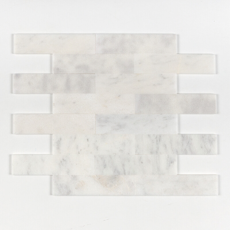 Piastrelle in marmo Avalon effetto metropolitana, levigate, 3×12 (TL19240)