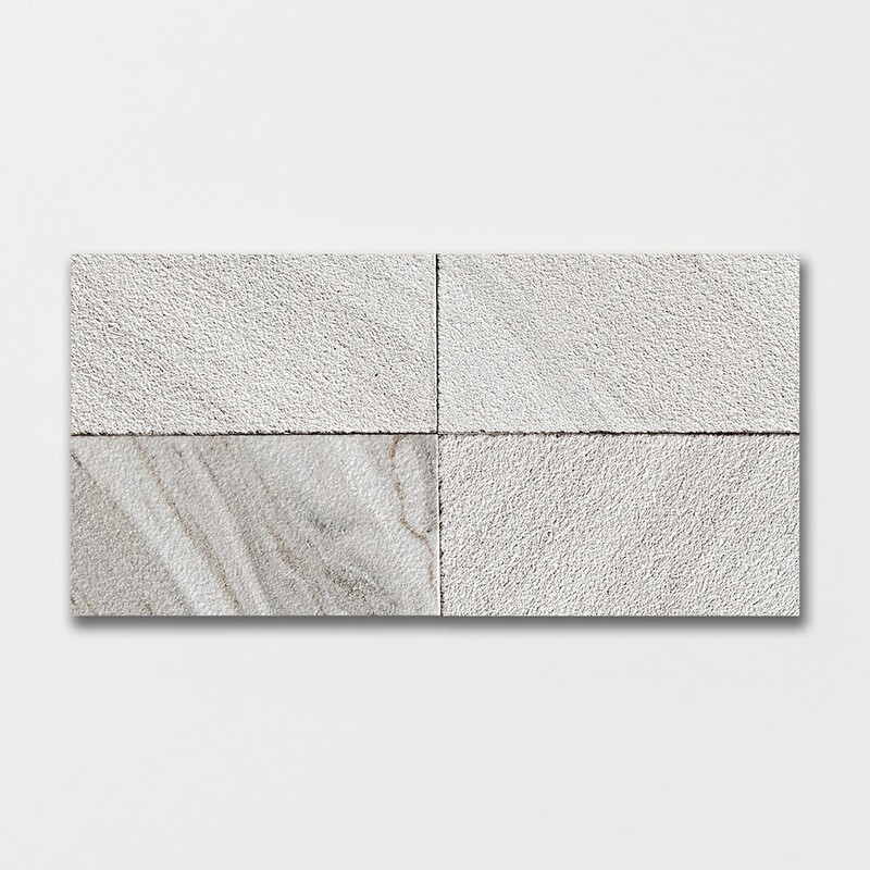 Skyline Vein Cut Textured Marble Pavers 6×12 (TL19282)