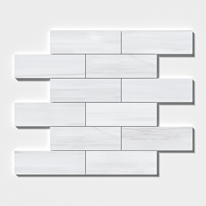 Bianco Dolomiti Classic Honed Subway Marble Tile 4×12 (TL19357)