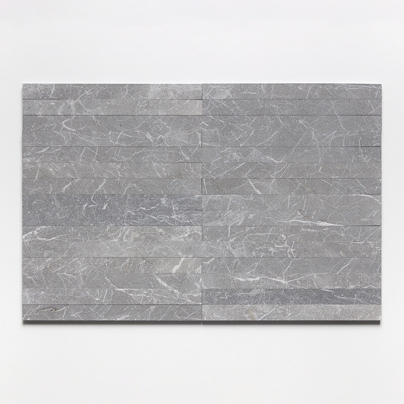 Iris Black Leather Plank Marble Tiles 1 9/16×18 (TL20305)