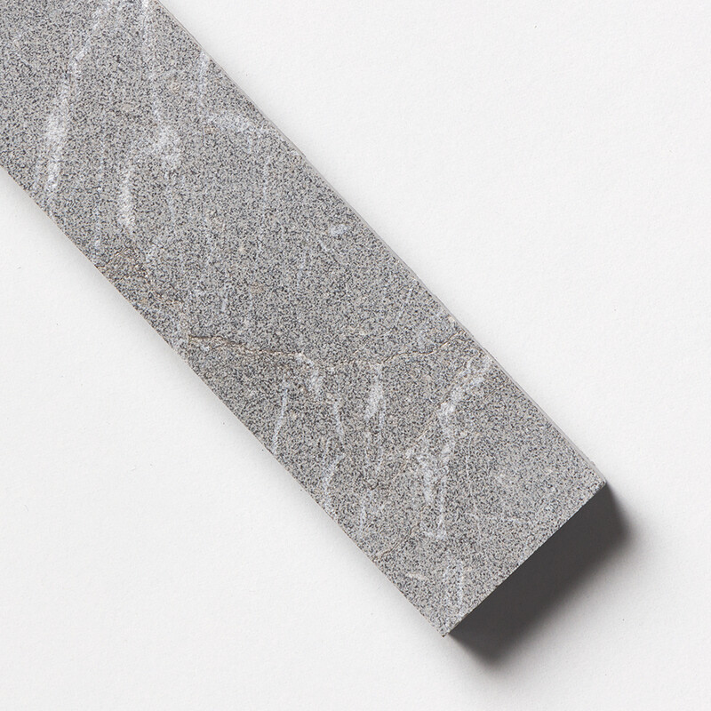 Iris Black Leather Plank Marble Tiles 1 9/16×18 (TL20305)