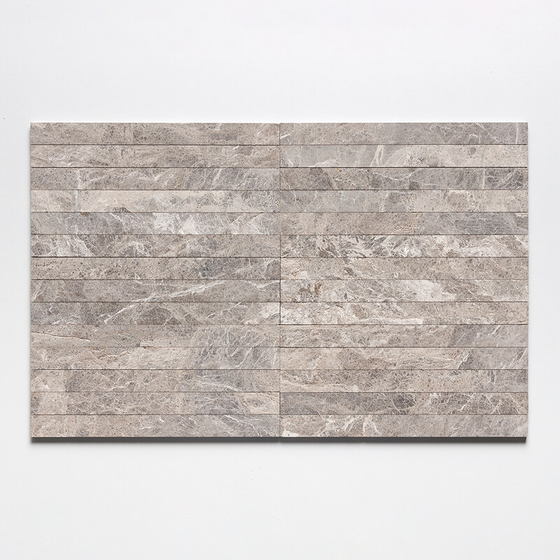 Maroon Di Notte Leather Plank Marble Tiles 1 9/16×18 (TL20306)