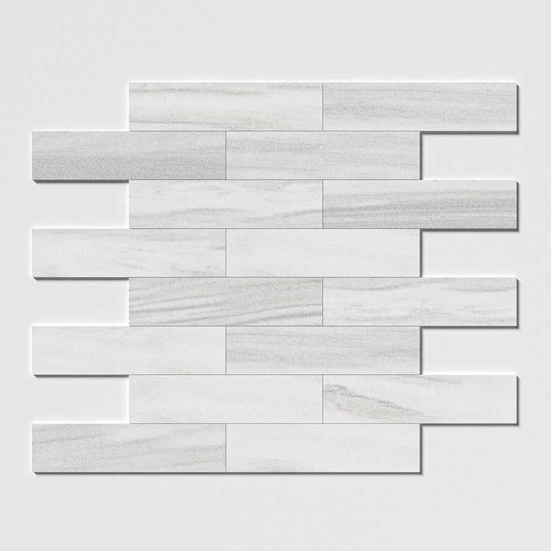 Skyline Vein Cut Leather Marble Tiles 6×24 (TL20477)