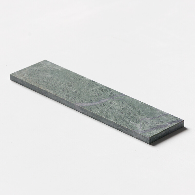 Piastrelle in marmo Verde Tia levigato, tipo metropolitana, 3×12 (TL20578)