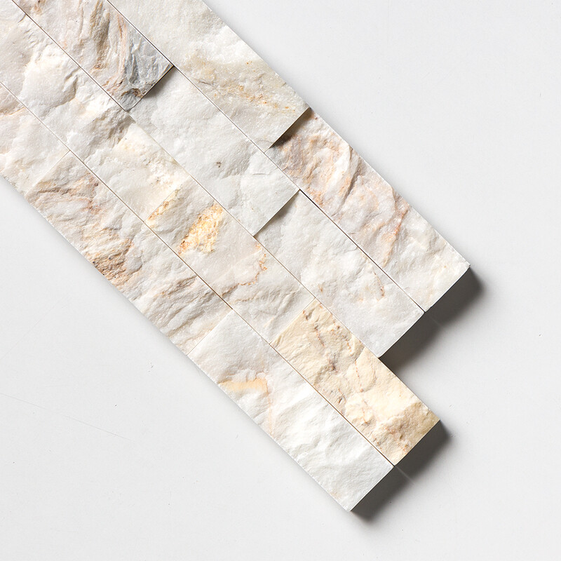 Calacatta Amber Wall Decos Marble Accent Tiles 6×24 (TL20755)