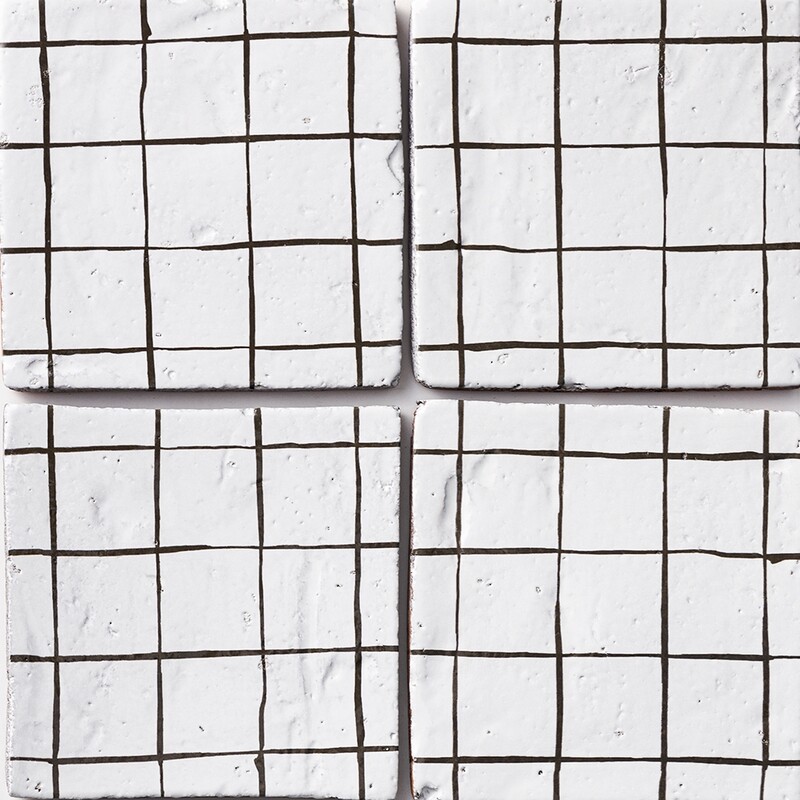 Zuni 5 Square 1/2 Glazed Terracotta Tiles 6×6 (TL80187)