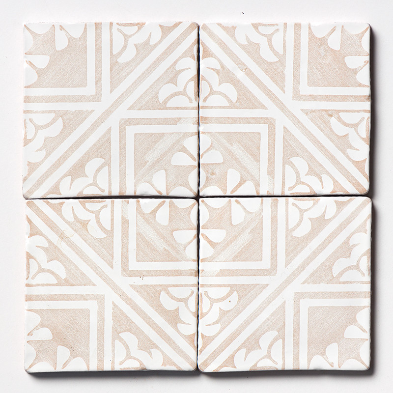 Vintage Linen Manorca Glossy Glazed Terracotta Tiles 6×6 (TL80358)