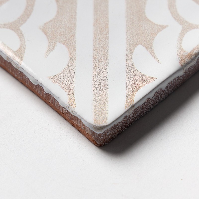 Vintage Linen Manorca Glossy Glazed Terracotta Tiles 6×6 (TL80358)