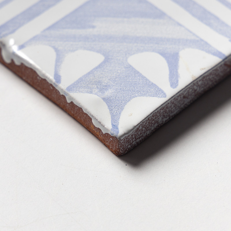 Indigo Wash Manorca Glossy Glazed Terracotta Tiles 6×6 (TL80364)