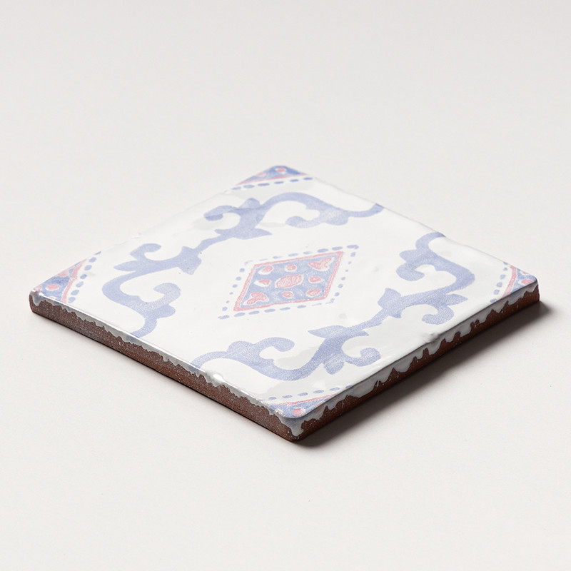 Indigo Wash India Glossy Glazed Terracotta Tiles 6×6 (TL80366)