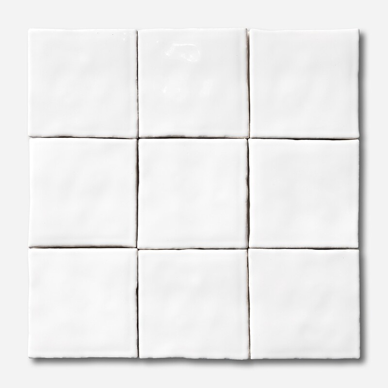 Royal White Glossy Ceramic Tiles 4×4 (TL80547)