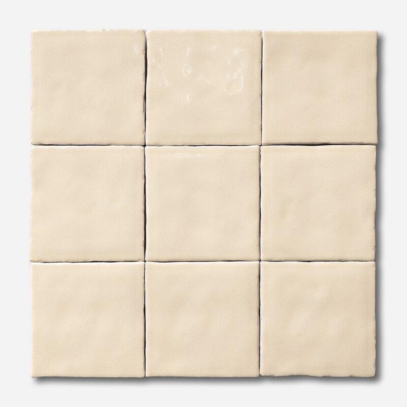 Sand Glossy Ceramic Tiles 4×4 (TL80551)