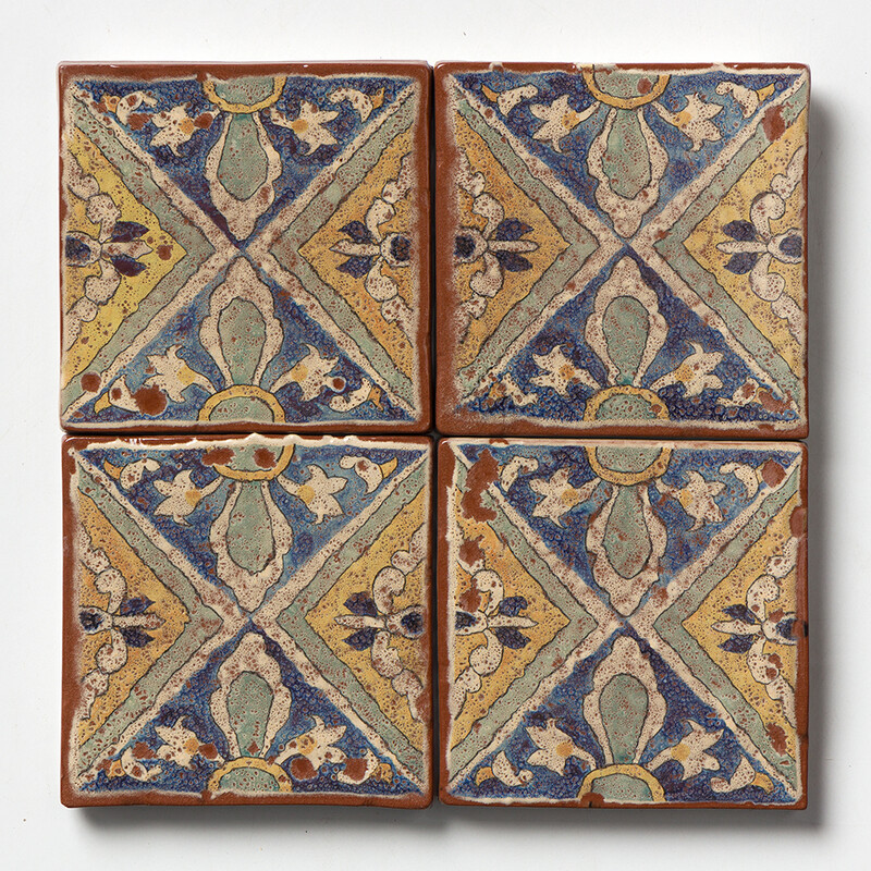 Tintoretto Glossy Glazed Terracotta Tiles 6×6 (TL80751)