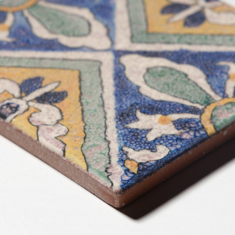 Botticelli Glossy Glazed Terracotta Tiles 6×6 (TL80752)