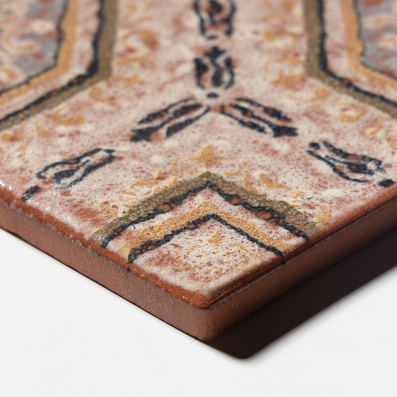 Masaccio Glossy Glazed Terracotta Tiles 6×6 (TL80754)