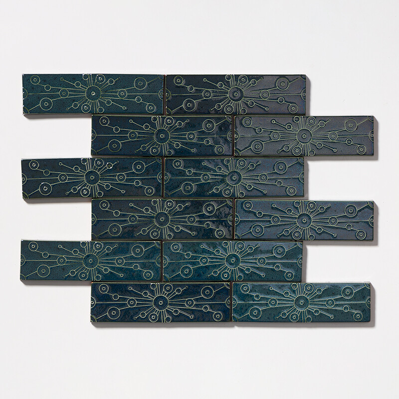Juniper Glossy Stellar Thin Brick Accent Tiles 2 1/4×7 7/8 (TL80800)