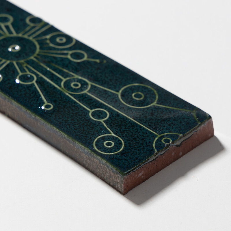 Juniper Glossy Stellar Thin Brick Accent Tiles 2 1/4×7 7/8 (TL80800)