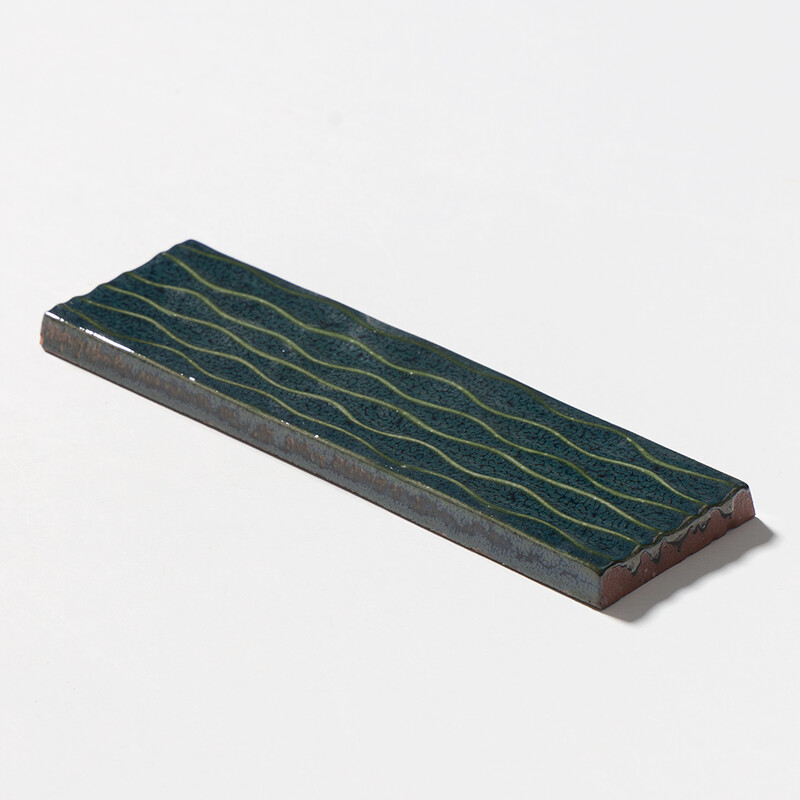 Juniper Glossy Rivulet Thin Brick Accent Tiles 2 1/4×7 7/8 (TL80801)
