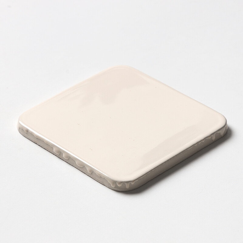 Ivory Glossy Halo Ceramic Tiles 6×6 (TL80821)