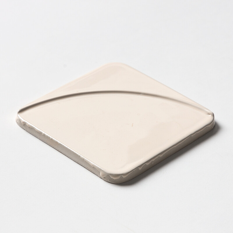 Ivory Glossy Mandala Ceramic Tiles 6×6 (TL80826)