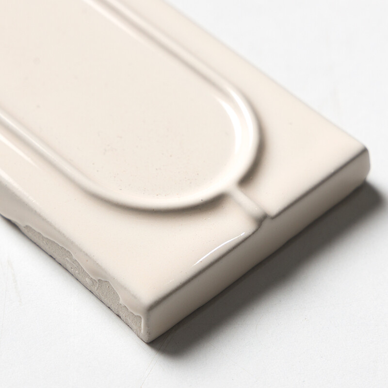 Ivory Glossy Sophee Ceramic Tiles 2 1/2×6 (TL80831)