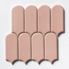 Blush Glossy Clara Ceramic Tiles 2 1/2×6 (TL80849)